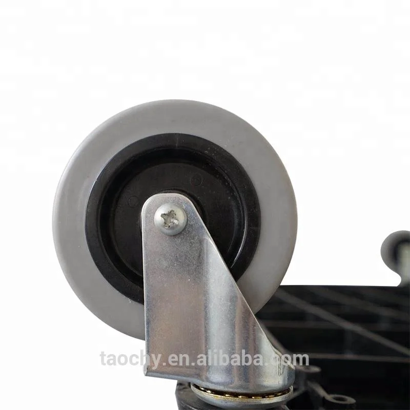 3 tier handle plastic service cart Utility cart