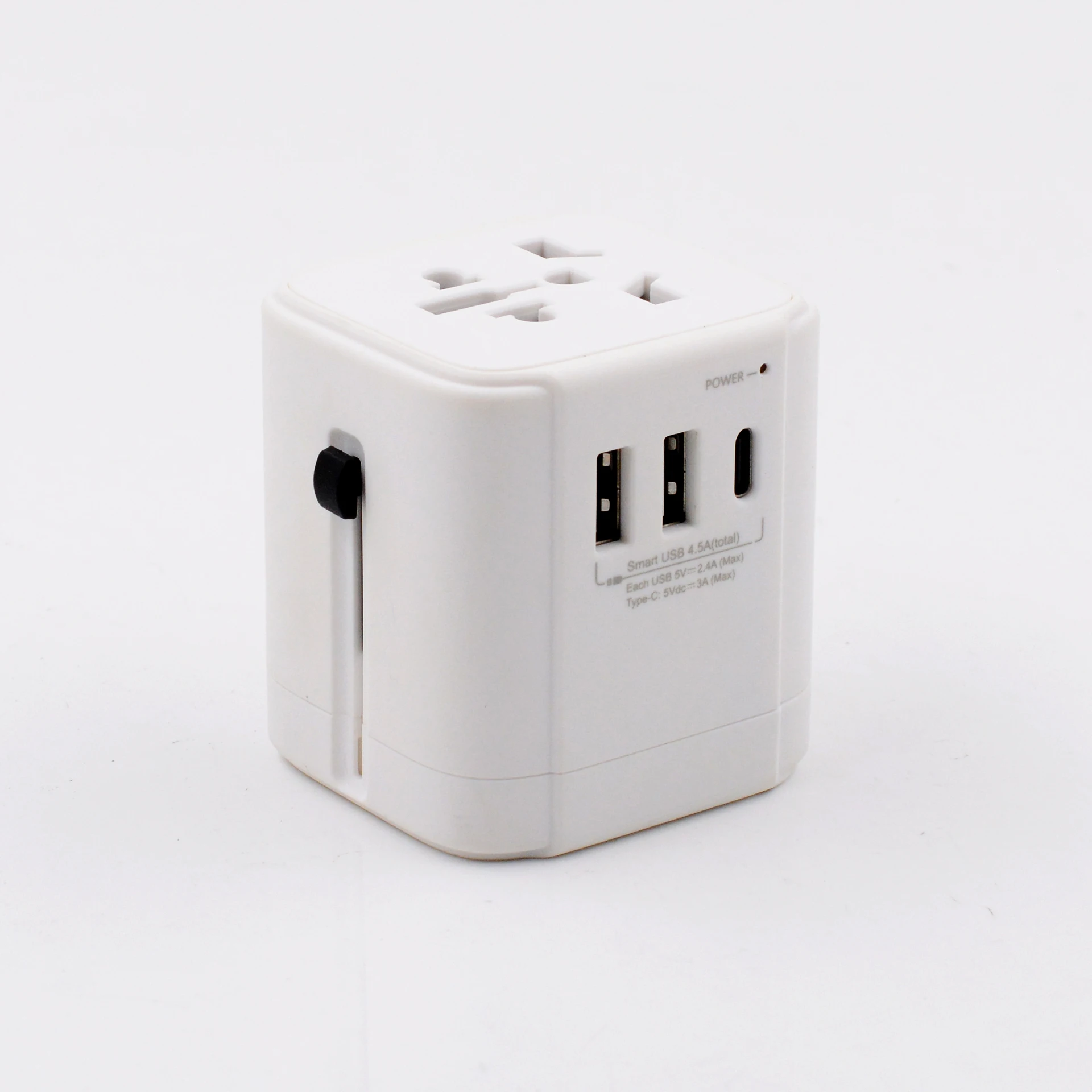 Универсальный адаптер для путешествий Worldplug универсальный питания «Все в одном» с разъемом type-c 3USB