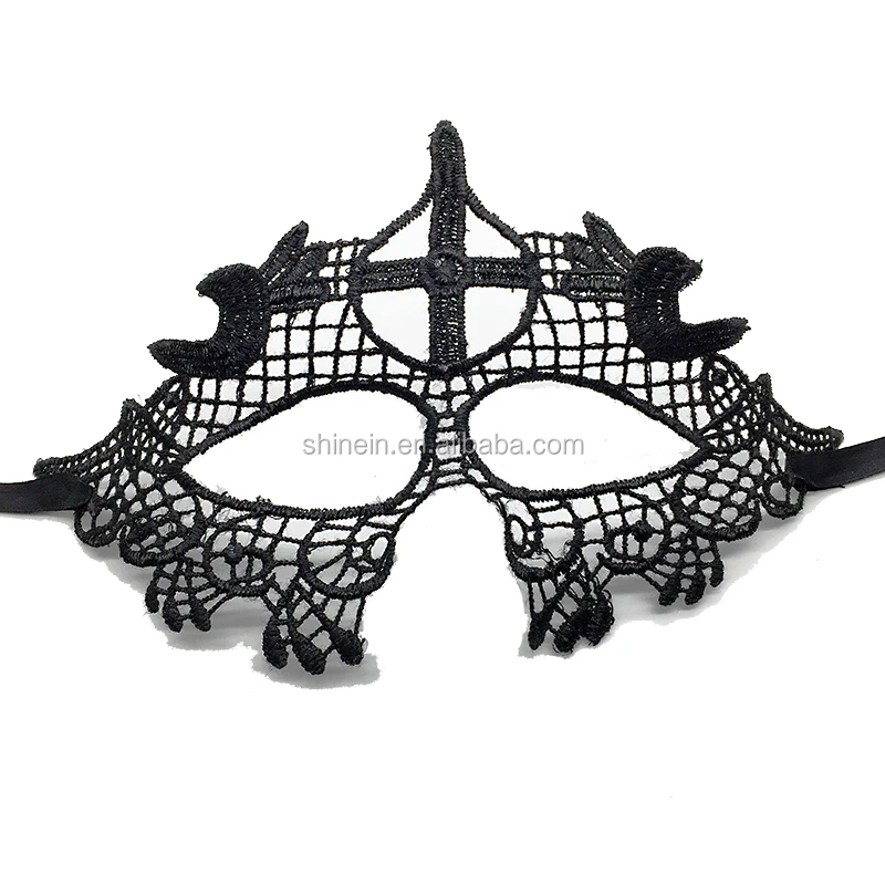 Women Sexy Eye Masks Venetian Heart Shape Lace Mask For Masquerade Cosplay