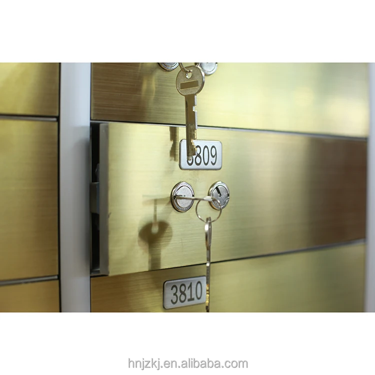Direct manufacturer of 10mm steel sheet bank vault room safe deposit box safe deposit locker