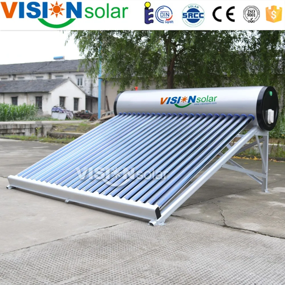 Хорошая цена солнечные водонагреватели атмосферного давления 200 л бак с высоким качеством вакуумной трубки
