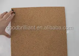 
School Cork Board with adhesive sticking on wall 