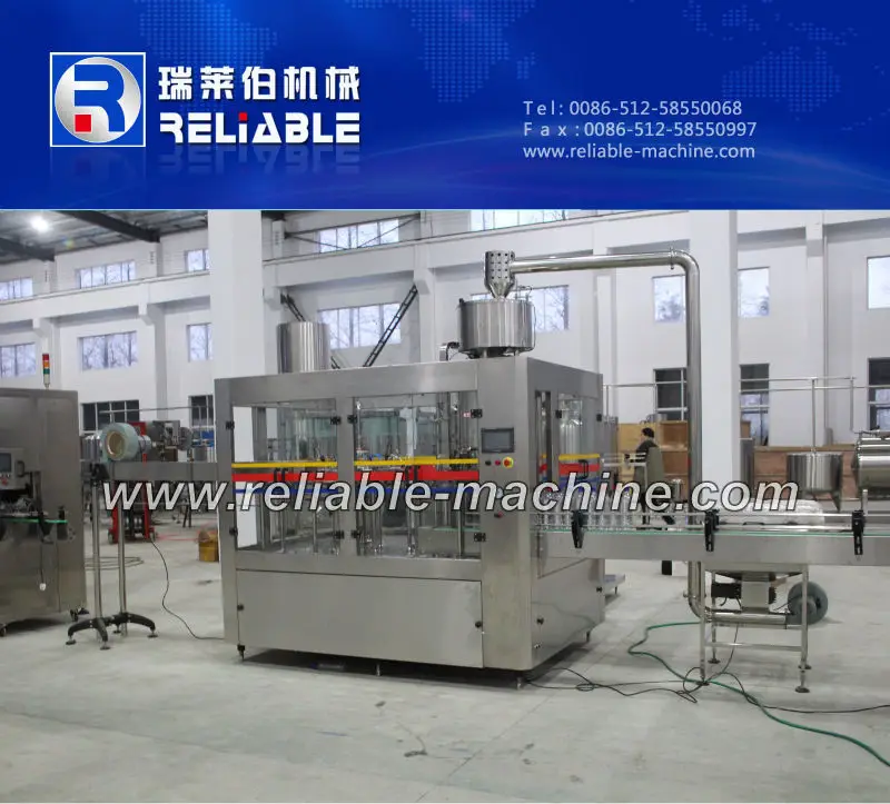 RELIABLE Soft Drink Filling Machine Soft Drink Filling Machine With SIEMENS PLC