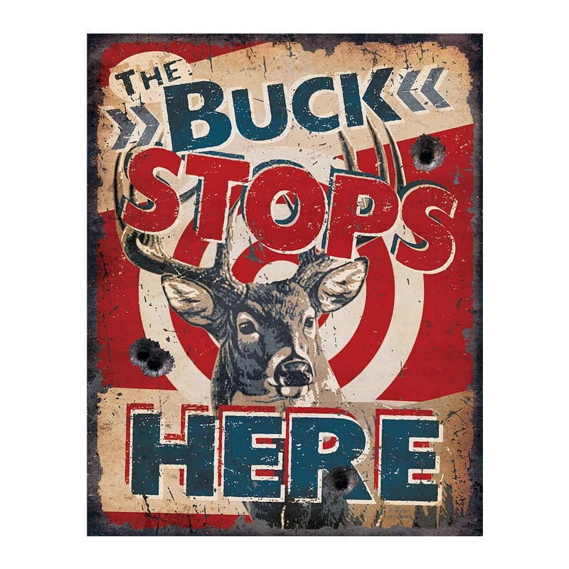 Personalized man cave wall decoration custom made metal plaques retro tin signs