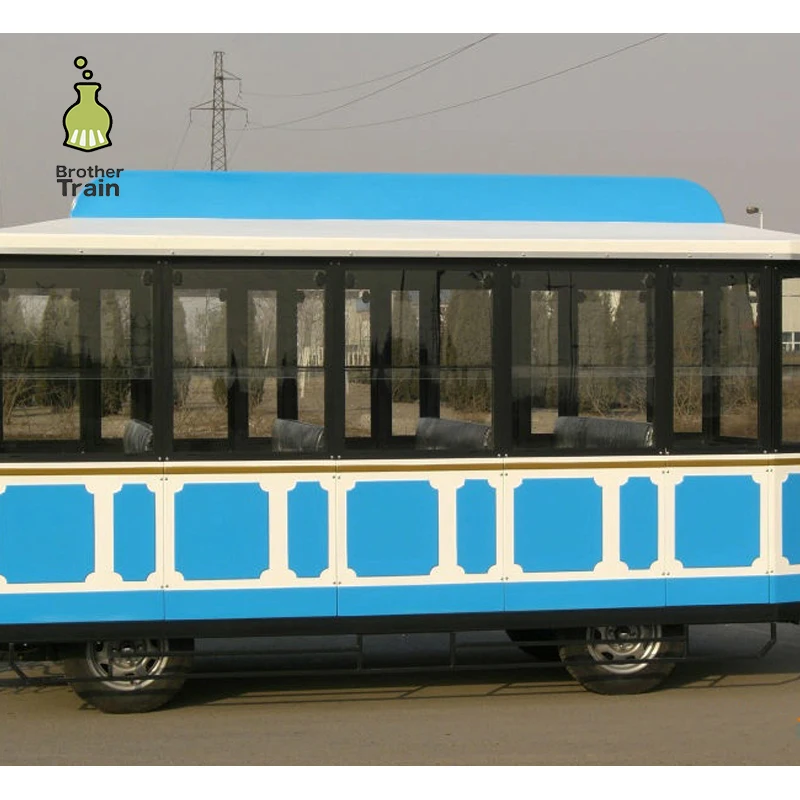 Monorail amusement train railway coaches for sale