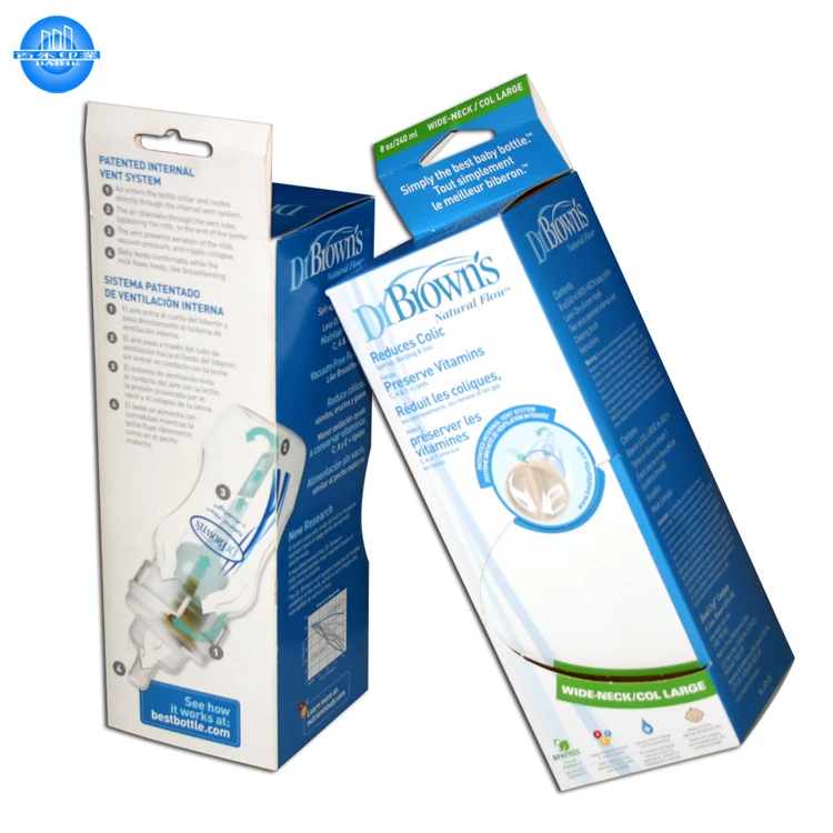 Custom printing beautiful small packaging box for bottle