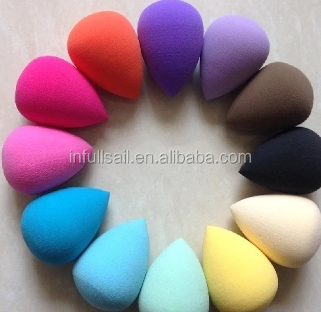 
Hotsale BB cream powder puff latex free egg shape beauty sponge makeup sponge puff 