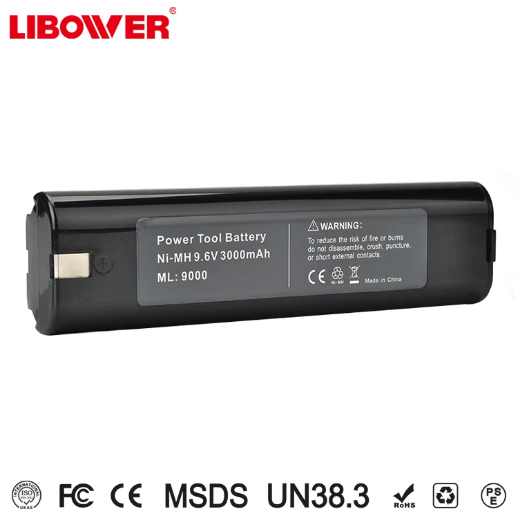 9.6 Volt Max Ni - MH OEM Makitas battery for power tool 9000 Battery Pack compatible charger