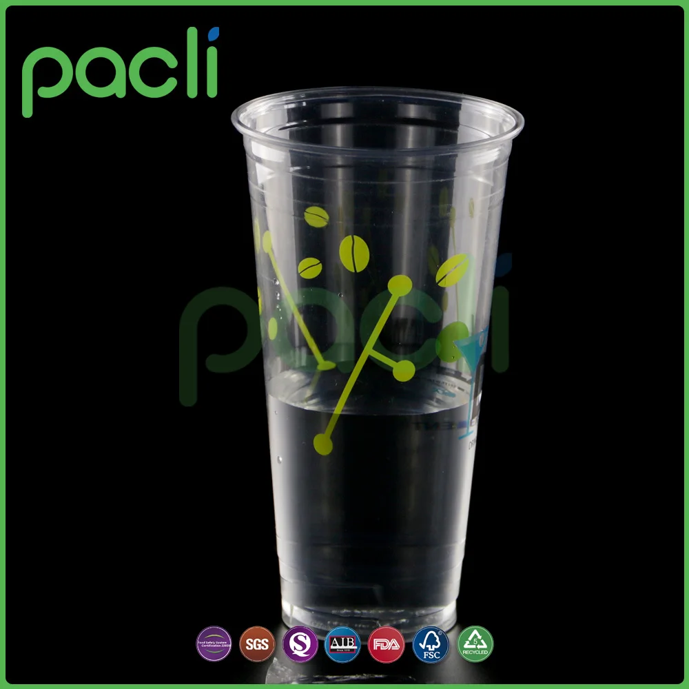 Factory Supplies Hotsale 24oz Boba Bubble Tea Cups PP Plastic Smoothie Milkshake Cups with Heart Stopper Lids