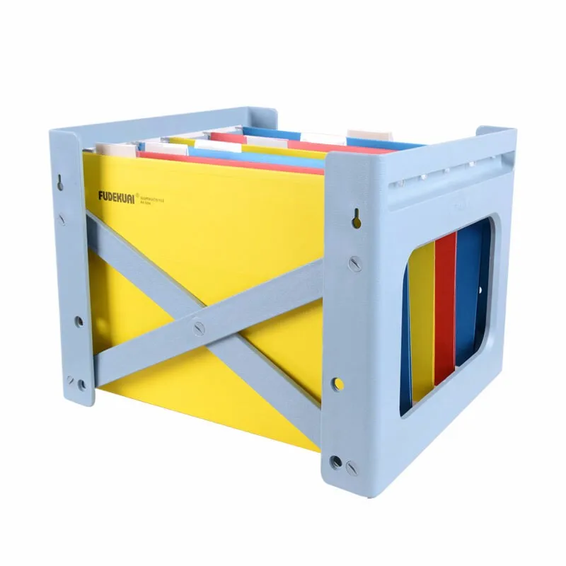 
2018 Fudek filling product custom color suspension hook paper PP hanging file folder 
