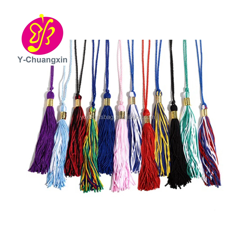 Customized new products Colorful rayon silk tassel for jewelry