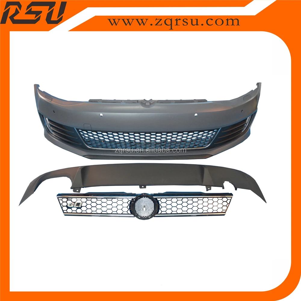 For Volkswagen VW Jetta GLI front bumper assy for tuning parts PP Material 2011-2015