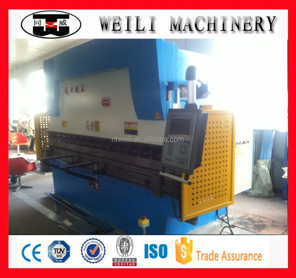 WC67Y-125t/4000 CNC press brake truck bending machine for dies