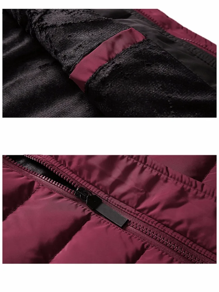 Utility ultra light unisex stylish wine red men vests stylish puffer vest with hood