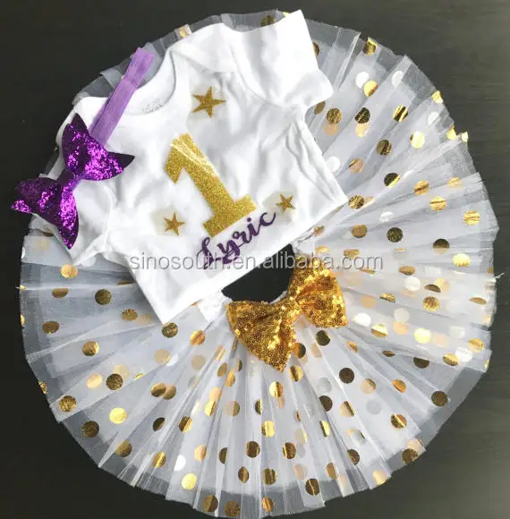 
2017New 3layer girls set1 years birthday baby tutu 