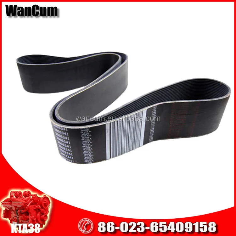 Hot Sale Cummins Diesel Engine Fan Belt K38 3003341
