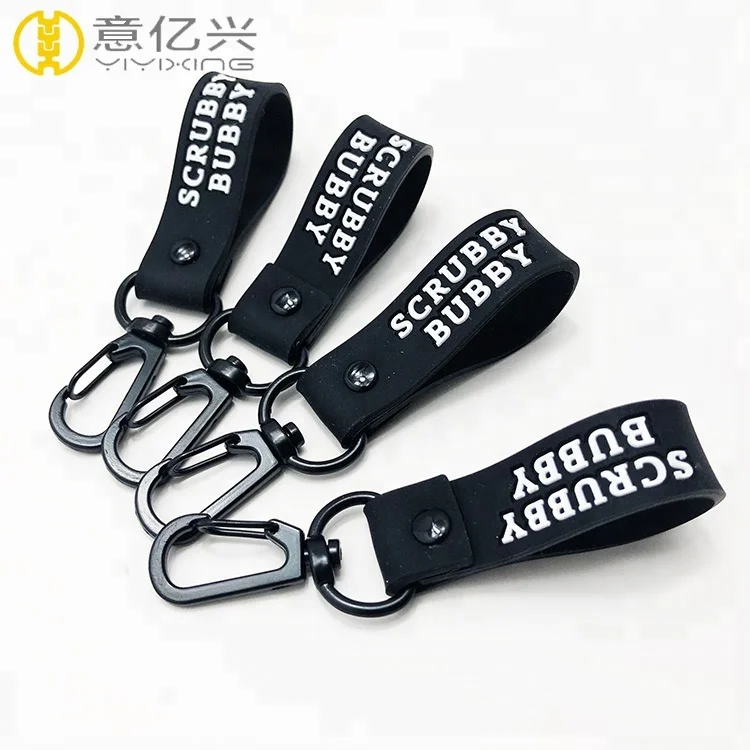 
Superior quality phone small wire rope short rubber lanyard silicone rubber lanyard 