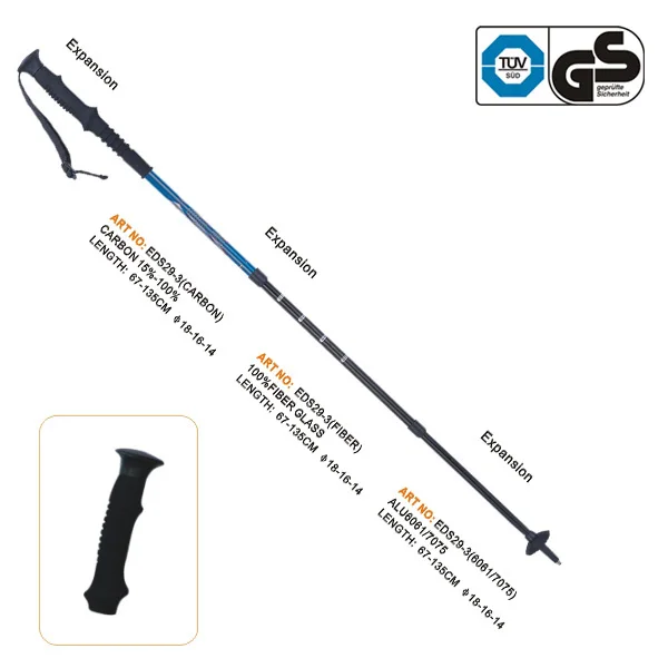 кемпинг на открытом воздухе алюминий полюс телескопические ходьбе