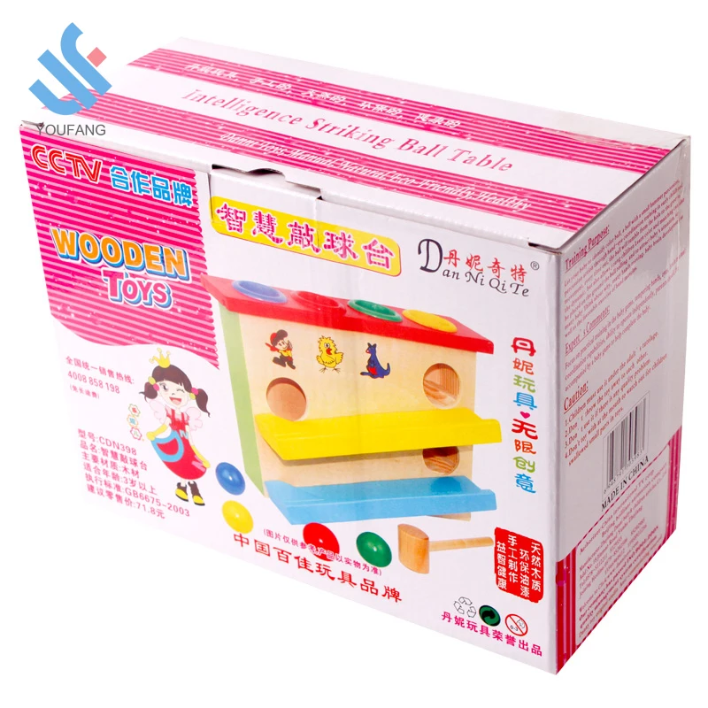 YF-D3248 Popular and hot selling educational wooden percussion instrument musical toy for kids intelligence