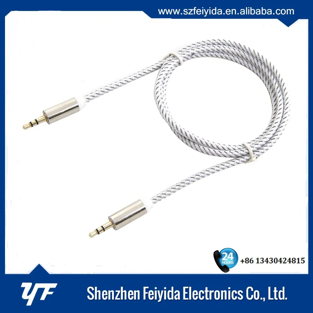 Цена завода 3.5 мм стерео аудио splitter кабель aux