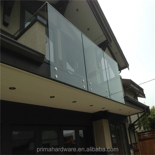 Factory Price Frameless Patch Glass Railing System for Terrace and Staircase Handrail
