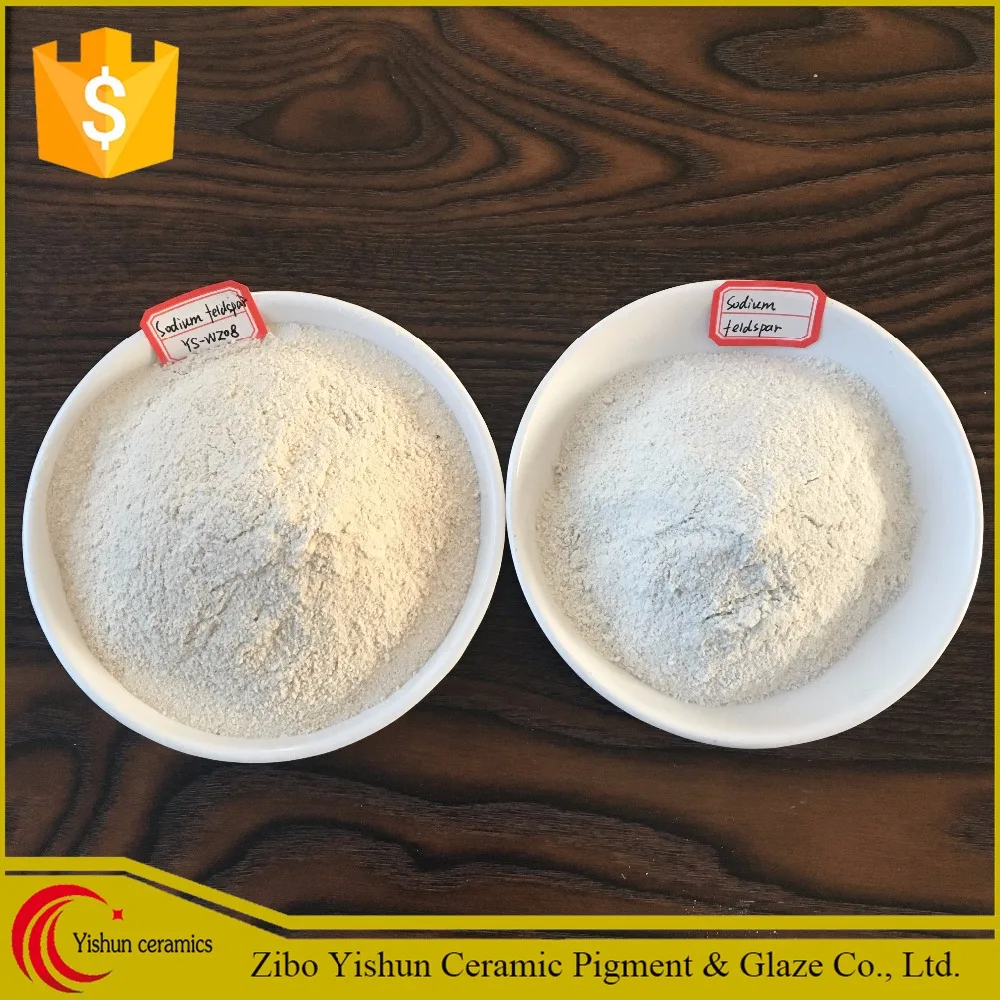 Na feldspar and sodium feldspar for ceramic glaze industry