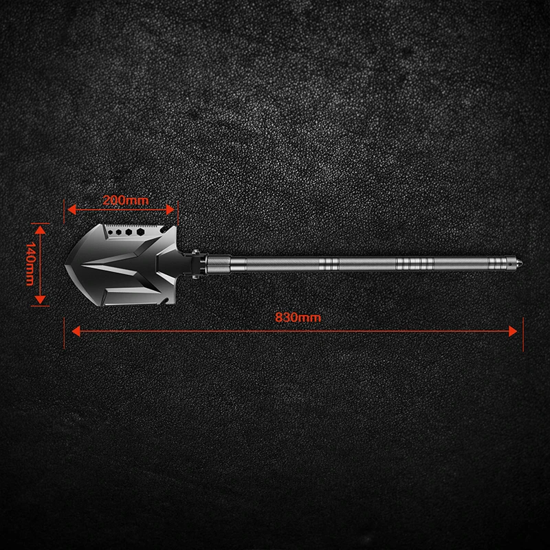 Survival Tool Portable Multi-Purpose Folding Camping Shovel