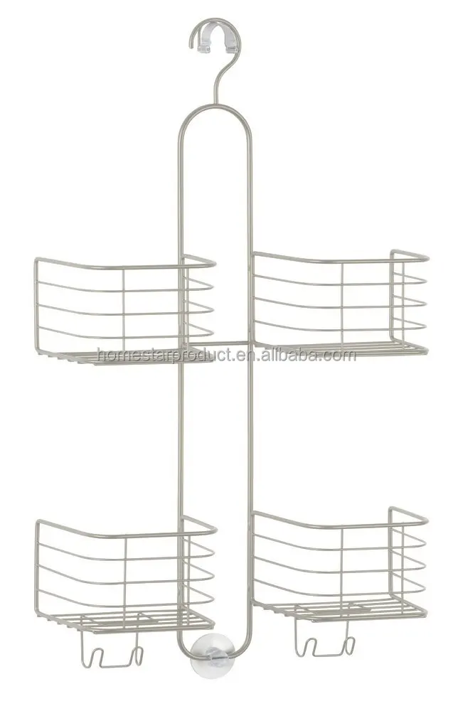 
metal wire Bathroom Accessories Shower Caddy Wire Basket Storage Shelves 