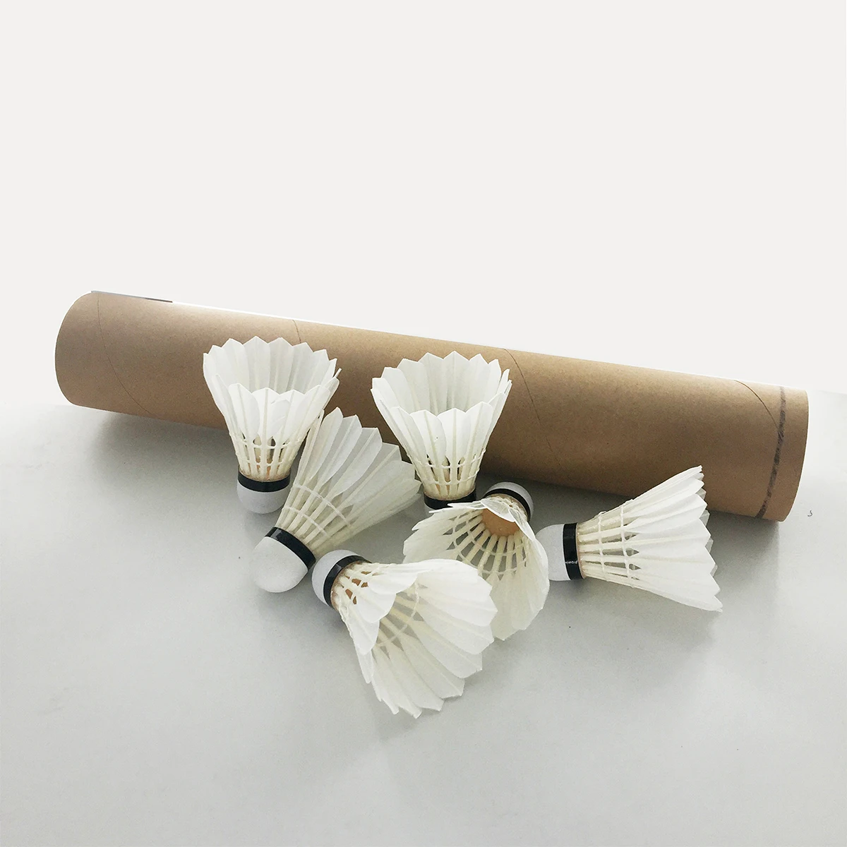 Vietnam white duck feather Badminton Shuttlecock as rsl for sale