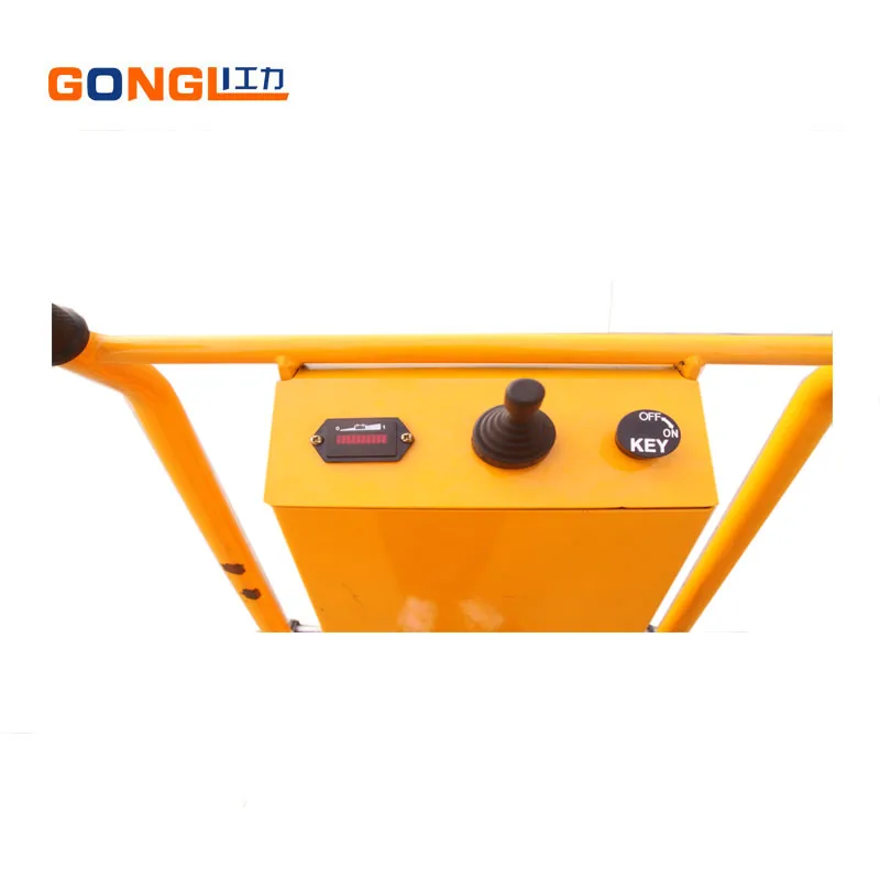 
GL-0052 Electric Light Fork Lift Truck Easy Handling Portable Light Weight Hand Pallet Stacke 