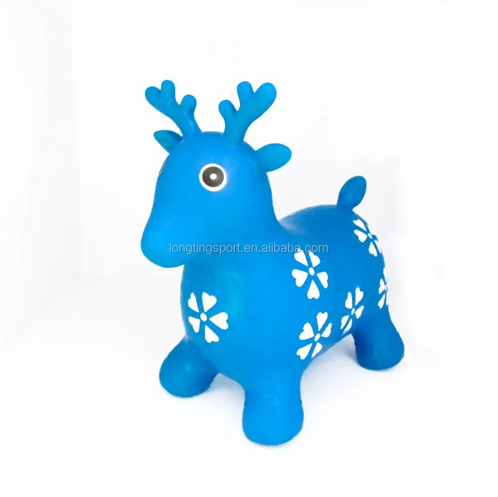
kids toys horse animal play outdoor inflatable jumping PVC horse 