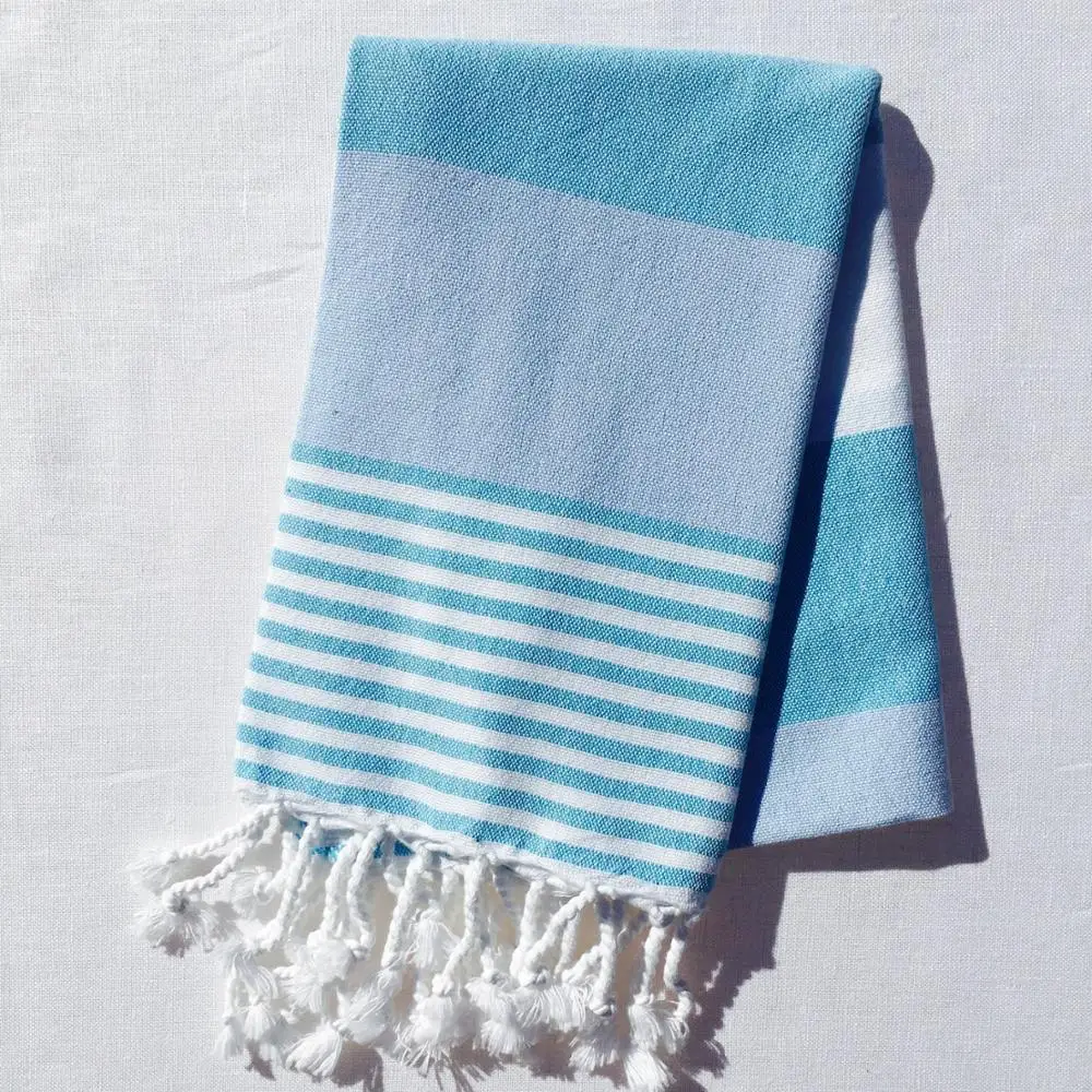 100% Cotton Light Weight Fouta towels Turkish bath towel