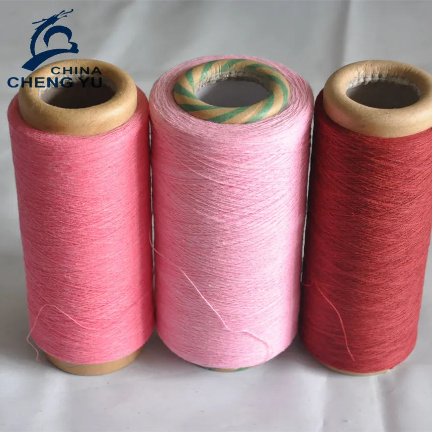 Factory Wholesale Sock Recycled Cotton Yarn High Quality Cotton Dyed Blended Knitting Yarns For Weaving