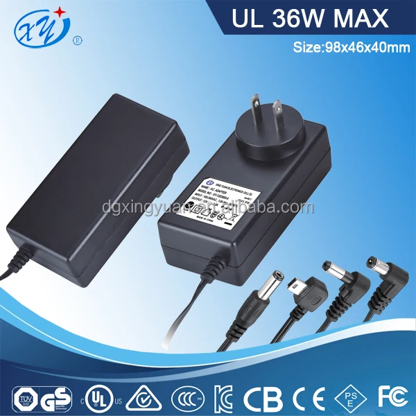 Настенное крепление тип 12 В 3A источник питания постоянного тока адаптер переменного тока 12 В 3 А