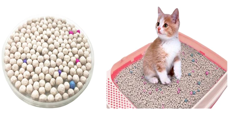 bentonite granules cat litter pallet cat litter