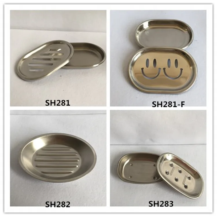 Elegant stainless steel soap dish