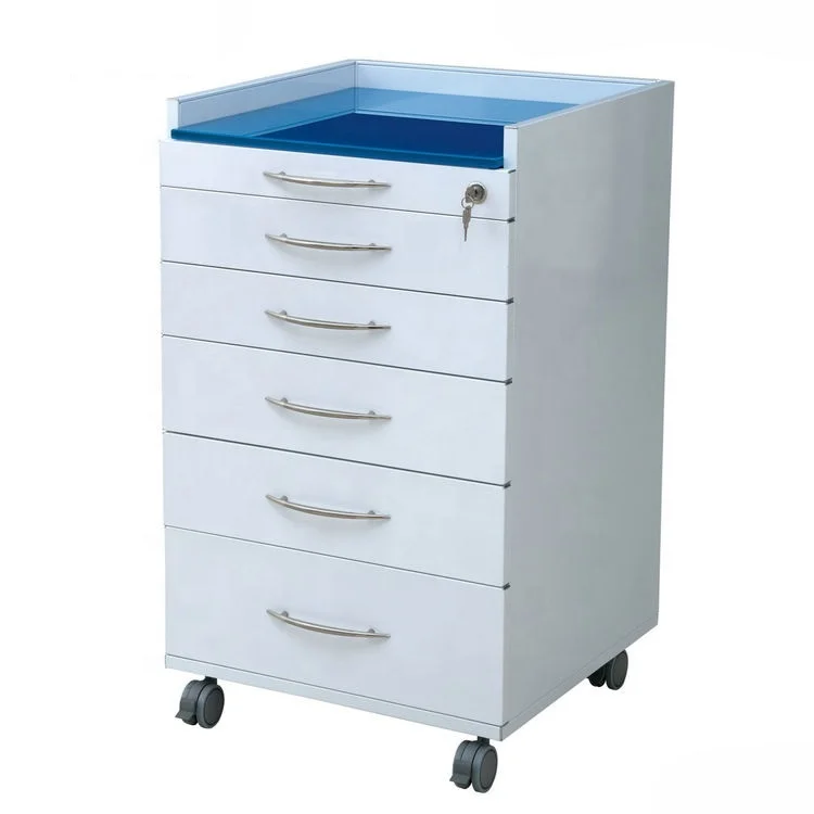 5Drawers Dental Clinic Furniture Dental Mobile Cabinet