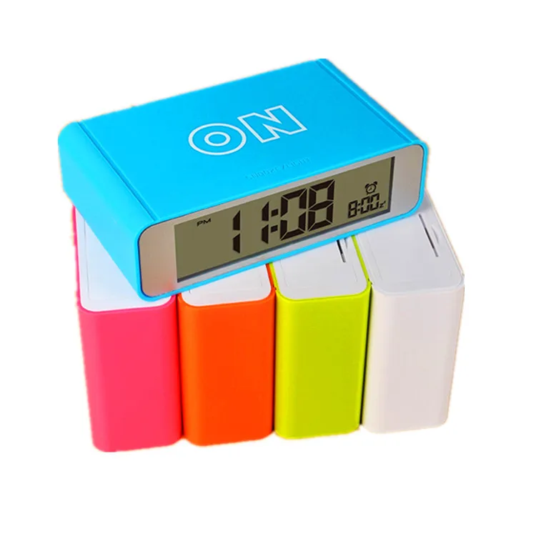 
Excellent Material China Factory Direct Digital Flip ON/OFF Switch LCD Alarm Clock 