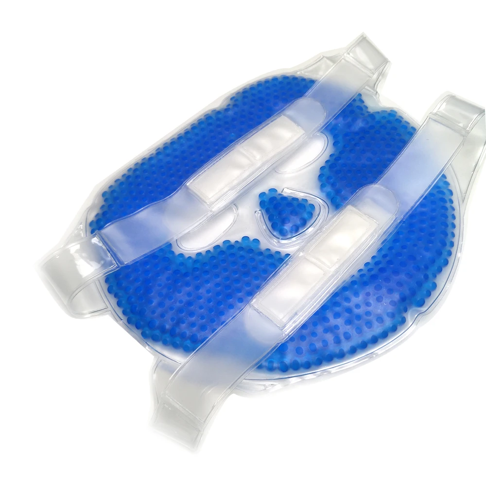 new medical product microwave hot and cold cooling facial gel mask for personal care
