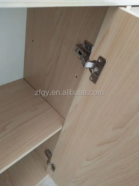 Multiple receive ark two doors KD packing MDF material bookcase with doors