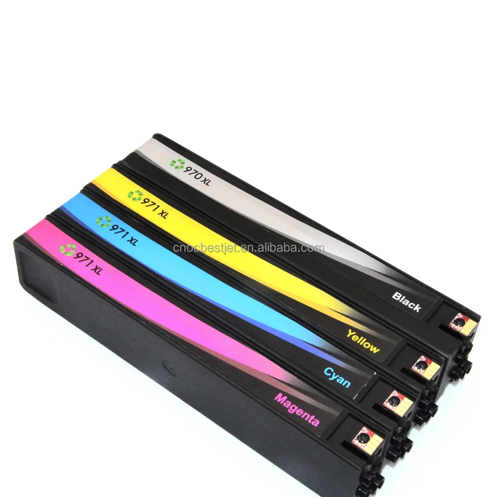 Ocbestjet for HP 970xl 971xl Remanufactured Printer Ink Cartridge for HP Officejet Pro X476dw X476dn X576dw Printer