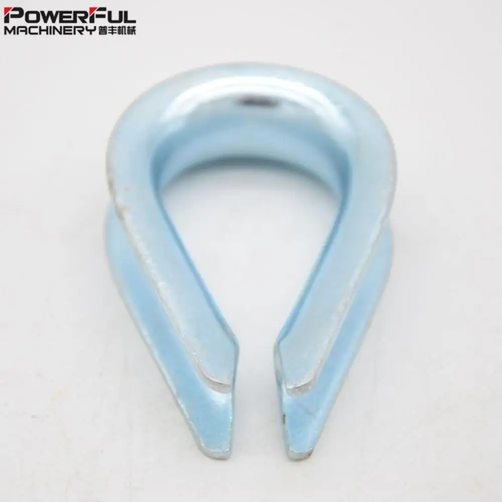 STAINLESS STEEL 316 US TYPE LIGHT DUTY G-411 WIRE ROPE THIMBLE 1/8