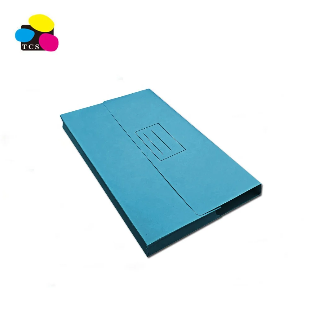 Assorted Colours  Foolscap size Printed Paper Document Wallet made from 230gsm cardboard