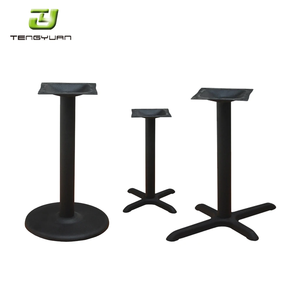 Industrial crank cast iron table base
