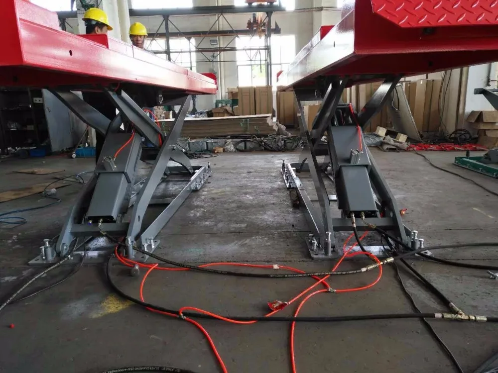 carlift/car lift garage/In ground alignment scissor car lift required in dubai(SS-CLCD40A)