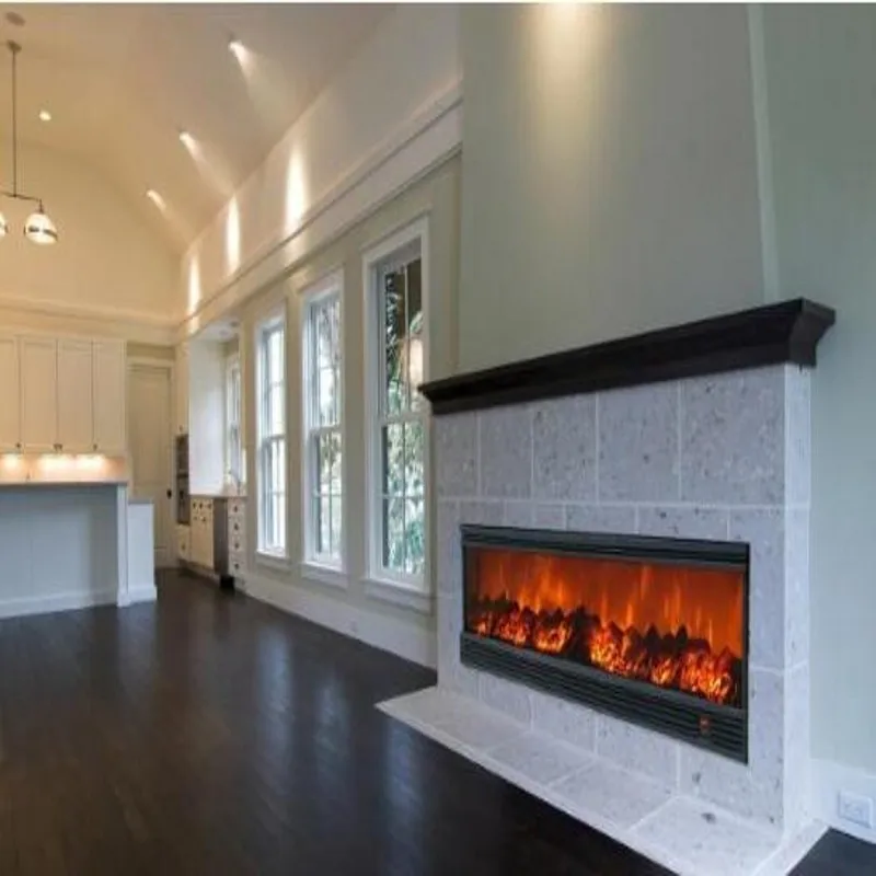 1500mm large decorative electric fireplace with optional wood,pebbles or crystal