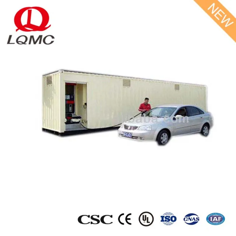 60000 liters container type fuel tank mobile fuel station