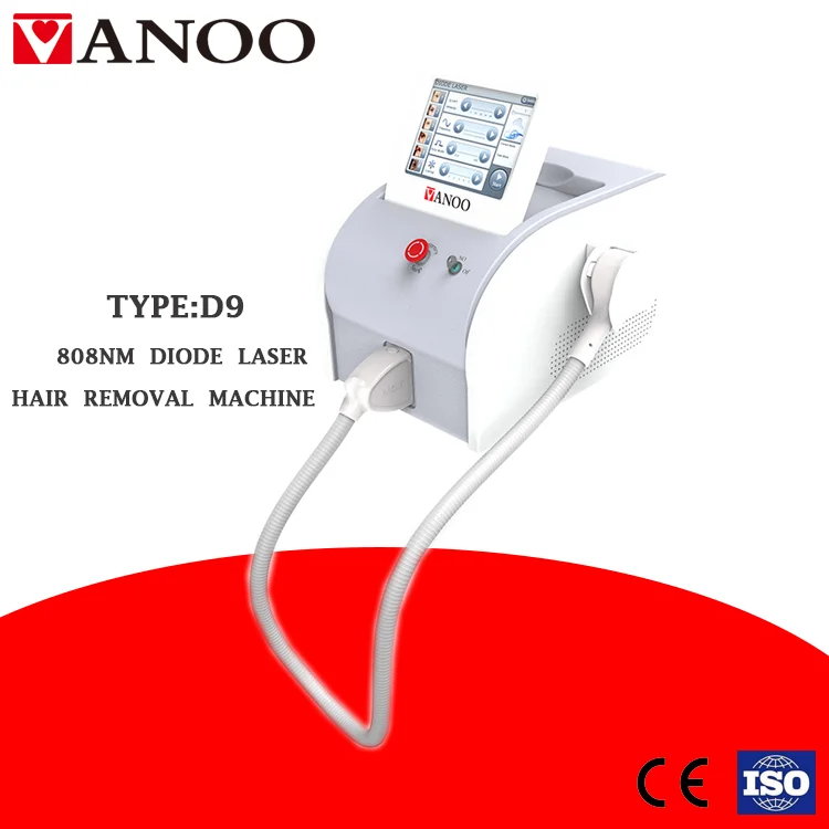 Portable cooling and painless 808nm diode laser hair removal machine facial rejuvenation machine