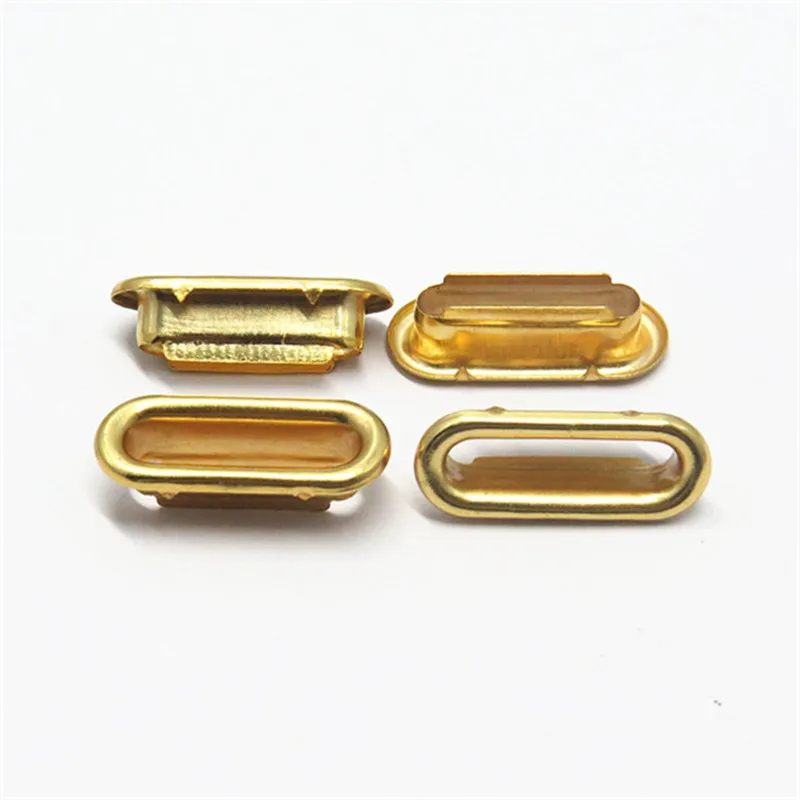 Gold Grommet Oval Eyelet For Clothing