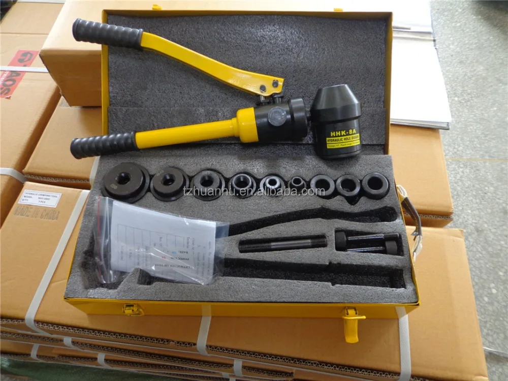 2 inch hydraulic hole digger / knockout maker punching tool / stainless steel hand hole punch HHK-8A